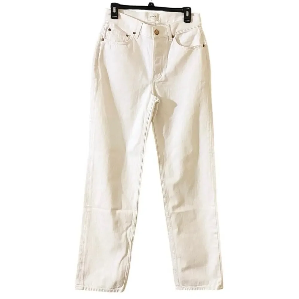 Doen Leone Jeans In Salt Rinse Wash 28 NWT